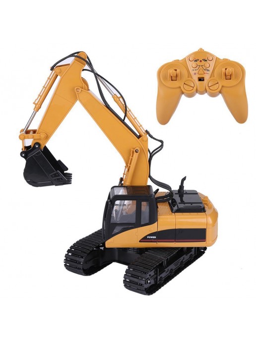 Радиоуправляемый экскаватор HUI NA TOYS масштаб 1:14 2.4G - HN1350
