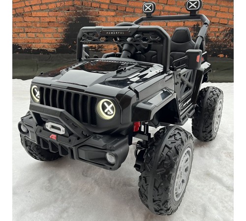 Детский электромобиль джип HL с полным приводом (черный, EVA, 12V) - HL598-4WD-BLACK Детский электромобиль джип HL с полным приводом (черный, EVA, 12V) - HL598-4WD-BLACK