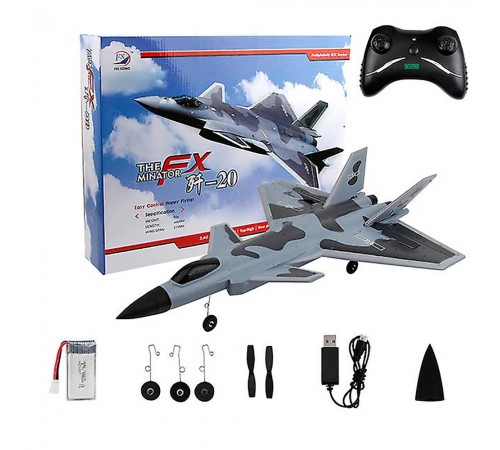 Радиоуправляемый самолет Fei Xiong J-20 RTF 2.4G - FX830-GREY Радиоуправляемый самолет Fei Xiong J-20 RTF 2.4G - FX830-GREY