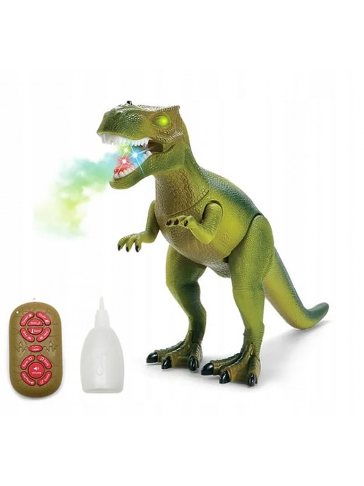 Радиоуправляемый динозавр T-Rex RuiCheng (зеленый, звук, пар, свет) - RUI-8909-GREEN