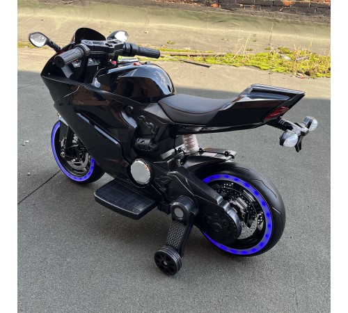 Детский электромотоцикл Ducati Black (12V, EVA, ручка газа) - FT-1628-SP-BLACK Детский электромотоцикл Ducati Black (12V, EVA, ручка газа) - FT-1628-SP-BLACK