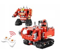 Радиоуправляемый конструктор CADA 2 в 1 пожарный робот-трансформер (538 деталей) - C51048W