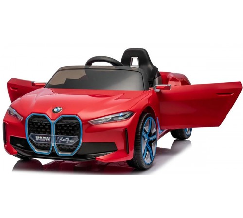 Детский электромобиль BMW I4 (полный привод, 12V) - JE1009-RED Детский электромобиль BMW I4 (полный привод, 12V) - JE1009-RED