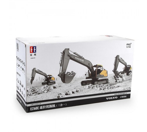 Радиоуправляемый экскаватор Double Eagle Volvo EC160E 1:16 2.4G - E568-003 Радиоуправляемый экскаватор Double Eagle Volvo EC160E 1:16 2.4G - E568-003