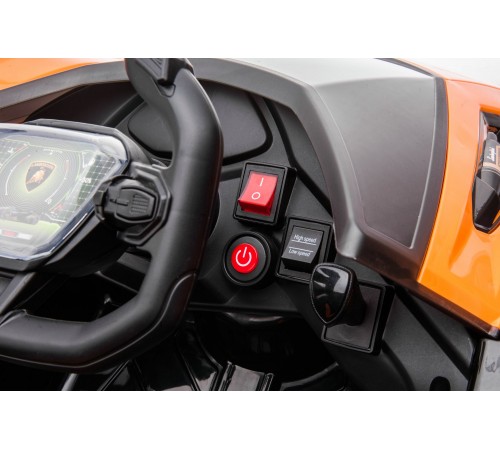 Детский электромобиль Lamborghini V12 Vision Gran Turismo 4WD 12V - HL528-LUX-ORANGE