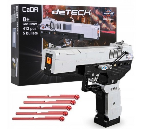 Конструктор CADA deTech пистолет MK 23, 397 деталей - C81009W Конструктор CADA deTech пистолет MK 23, 397 деталей - C81009W