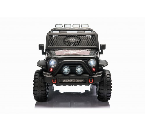 Детский электромобиль джип XMX с полным приводом (черный, EVA, 12V) - XMX618-4WD-BLACK