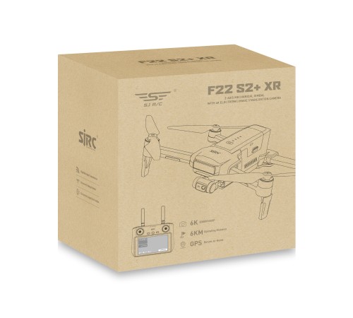 Квадрокоптер SJRC F22 X2 PRO+ OAS, пульт с экраном 2-AXIS 4K EIS 5G GPS Квадрокоптер SJRC F22 X2 PRO+ OAS, пульт с экраном 2-AXIS 4K EIS 5G GPS