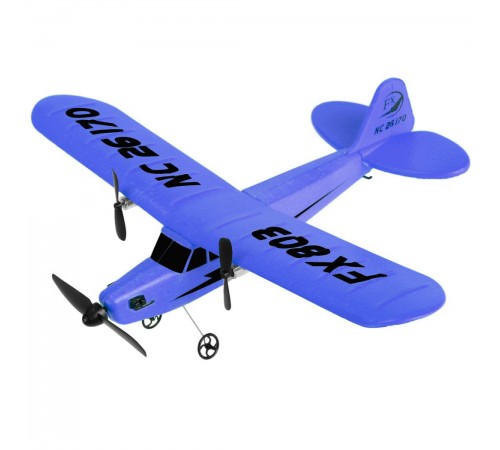 Радиоуправляемый самолет Piper Cub J3 для начинающих 2.4G - FX803-BLUE Радиоуправляемый самолет Piper Cub J3 для начинающих 2.4G - FX803-BLUE
