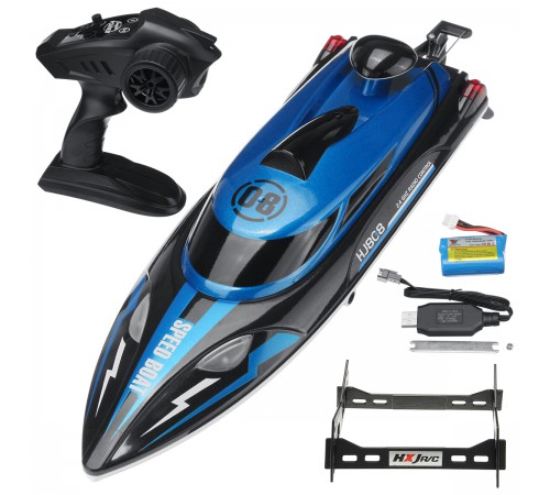 Радиоуправляемый катер Blue SpeedBoat (36 см, 25 км/ч, 2.4G) - HJ808-A2 Радиоуправляемый катер Blue SpeedBoat (36 см, 25 км/ч, 2.4G) - HJ808-A2