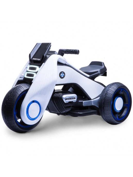 Детский электромотоцикл BMW Vision Next 100 Mini (трицикл) - BQD-6199-WHITE