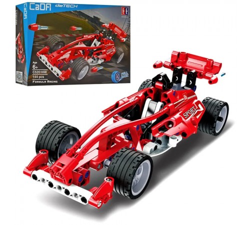 Конструктор CADA deTech гоночный автомобиль F1, инерционный, 144 детали - C52016W Конструктор CADA deTech гоночный автомобиль F1, инерционный, 144 детали - C52016W