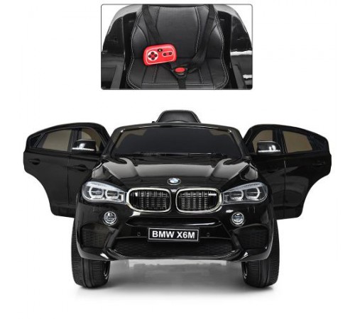 Детский электромобиль BMW X6M Black - JJ2199 Детский электромобиль BMW X6M Black - JJ2199