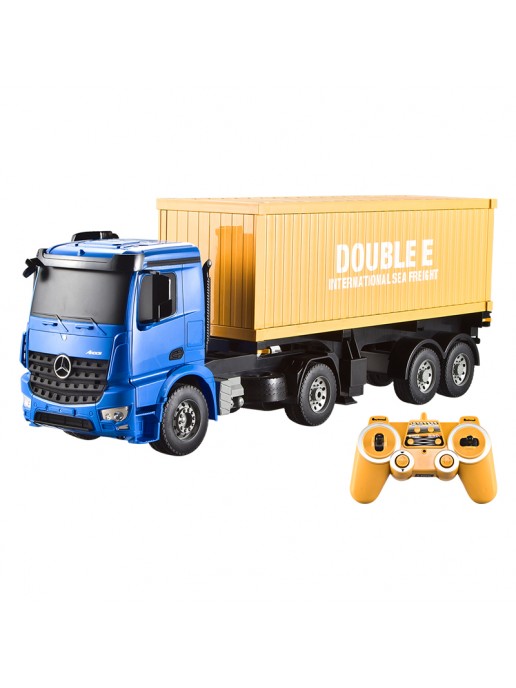 Радиоуправляемый контейнеровоз Double E Mercedes-Benz Arocs 1:20 2.4G - E564-003