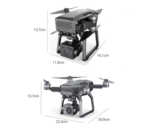 Квадрокоптер SJRC F7 3-AXIS 4K EIS 5G GPS RTFl - SJRC-F7-4K Квадрокоптер SJRC F7 3-AXIS 4K EIS 5G GPS RTFl - SJRC-F7-4K