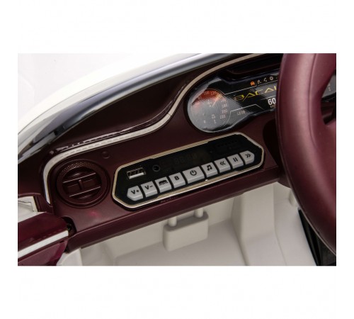 Детский электромобиль Bentley Bacalar (полный привод, 12V) - JE1008-WHITE Детский электромобиль Bentley Bacalar (полный привод, 12V) - JE1008-WHITE