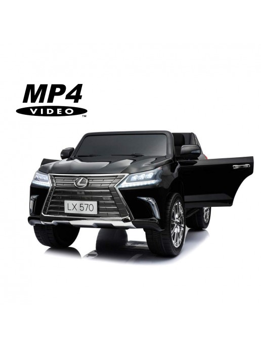 Детский электромобиль Lexus LX570 4WD MP4 - DK-LX570-BLACK-PAINT-MP4