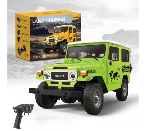 Радиоуправляемый внедрожник TOYOTA FJ40 PRO (свет, выхлоп, Li-Po 5C) - HG4-50-PRO-GREEN Радиоуправляемый внедрожник TOYOTA FJ40 PRO (свет, выхлоп, Li-Po 5C) - HG4-50-PRO-GREEN