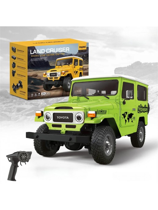 Радиоуправляемый внедрожник TOYOTA FJ40 PRO (свет, выхлоп, Li-Po 5C) - HG4-50-PRO-GREEN