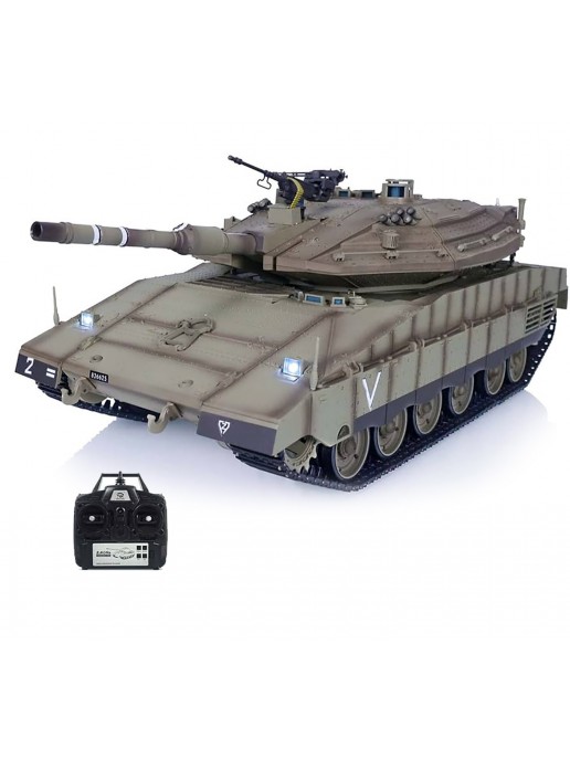 Радиоуправляемый танк Heng Long Merkava MK4 V7.0 масштаб 1:16 2.4G - 3958-1-V7
