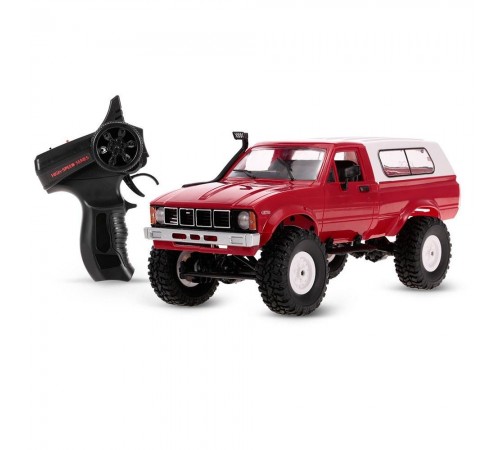 Радиоуправляемая машина WPL пикап Hilux (красная) 4WD 2.4G 1:16 RTR - WPLC-24R-RED