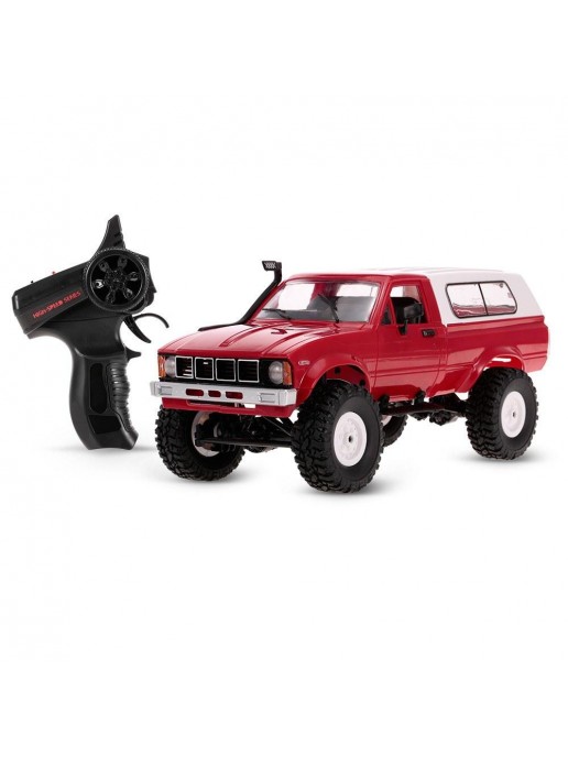 Радиоуправляемая машина WPL пикап Hilux (красная) 4WD 2.4G 1:16 RTR - WPLC-24R-RED
