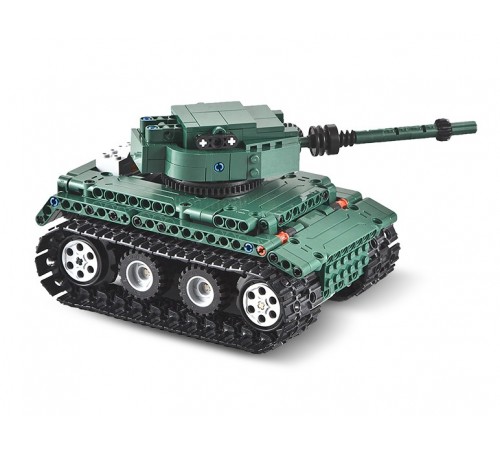 Конструктор Double E Cada Technics, Танк Tiger 1, 313 деталей, пульт управления - C51018W Конструктор Double E Cada Technics, Танк Tiger 1, 313 деталей, пульт управления - C51018W