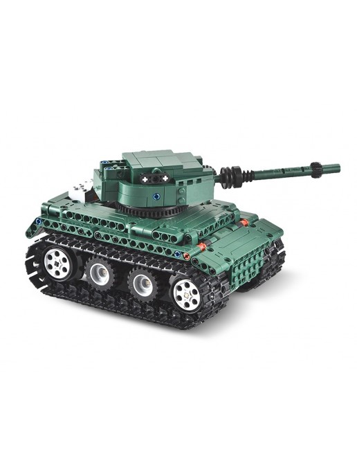 Конструктор Double E Cada Technics, Танк Tiger 1, 313 деталей, пульт управления - C51018W