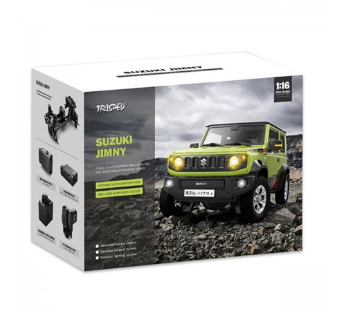 Радиоуправляемый внедрожник Suzuki Jimny PRO с прицепом (свет, выхлоп, Li-Po 5C) - HG4-53PRO-54-W Радиоуправляемый внедрожник Suzuki Jimny PRO с прицепом (свет, выхлоп, Li-Po 5C) - HG4-53PRO-54-W