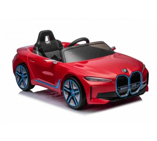 Детский электромобиль BMW I4 (полный привод, 12V) - JE1009-RED Детский электромобиль BMW I4 (полный привод, 12V) - JE1009-RED