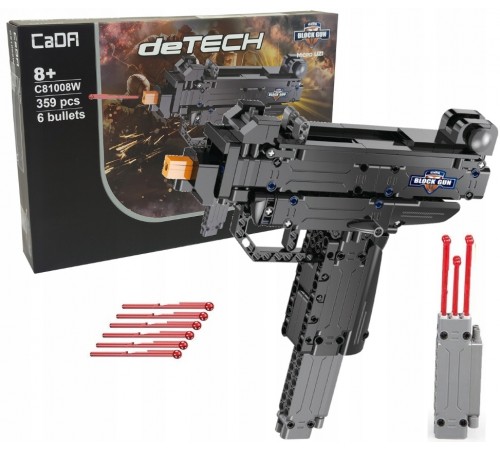 Конструктор CADA deTech Пистолет-пулемет Узи Desert Falcon, 359 деталей - C81008W Конструктор CADA deTech Пистолет-пулемет Узи Desert Falcon, 359 деталей - C81008W