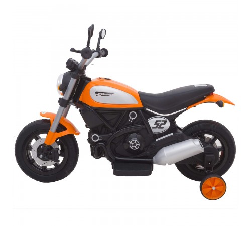 Детский мотоцикл Qike Чоппер оранжевый - QK-307-ORANGE Детский мотоцикл Qike Чоппер оранжевый - QK-307-ORANGE