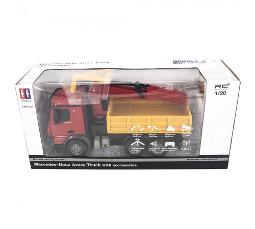 Радиоуправляемый кран Double E Mercedes-Benz Arocs 1:20 2.4G - E565-003
