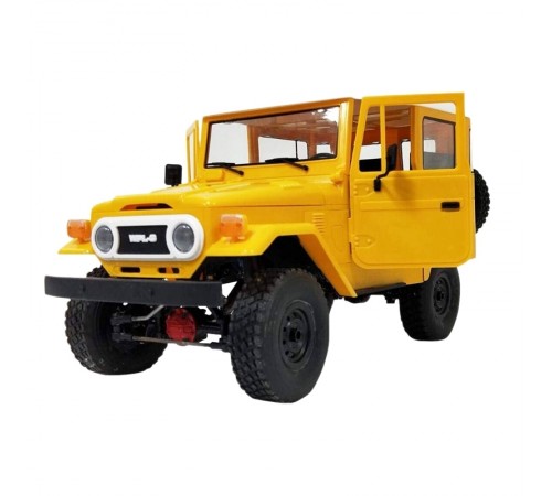 Радиоуправляемый внедорожник WPL Toyota FJ40 желтый 4WD масштаб 1:16 2.4G - WPLC-34-YELLOW Радиоуправляемый внедорожник WPL Toyota FJ40 желтый 4WD масштаб 1:16 2.4G - WPLC-34-YELLOW