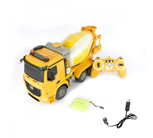 Радиоуправляемая бетомешалка Double E Mercedes-Benz Arocs 1:20 2.4G - E528-003 Радиоуправляемая бетомешалка Double E Mercedes-Benz Arocs 1:20 2.4G - E528-003
