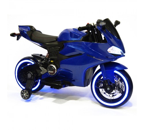 Детский электромобиль - мотоцикл Ducati Blue - SX1628-G Детский электромобиль - мотоцикл Ducati Blue - SX1628-G