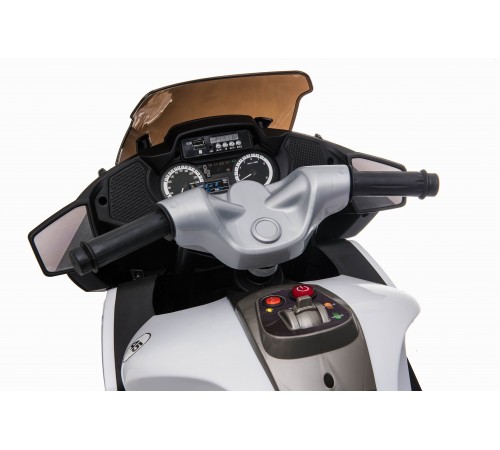 Детский электромотоцикл XMX (белый, EVA, с ручкой газа, 12V) - XMX609-WHITE Детский электромотоцикл XMX (белый, EVA, с ручкой газа, 12V) - XMX609-WHITE