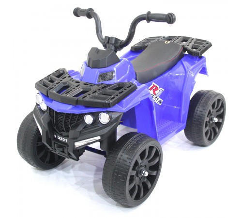 Детский квадроцикл R1 на резиновых колесах 6V - 3201-BLUE Детский квадроцикл R1 на резиновых колесах 6V - 3201-BLUE