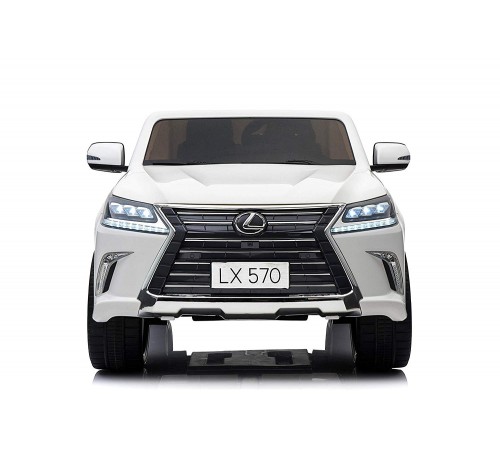 Детский электромобиль Lexus LX570 4WD MP4 - DK-LX570-WHITE-MP4