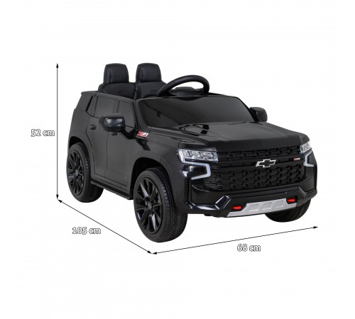 Детский электромобиль Chevrolet Tahoe EVA 2WD 12V - HL588-LUX-BLACK-PAINT