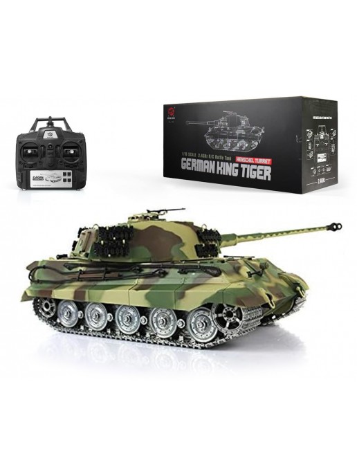Радиоуправляемый танк Heng Long King Tiger PRO version V7.0 масштаб 1:16 2.4G - HL-3888A-1PRO-V7
