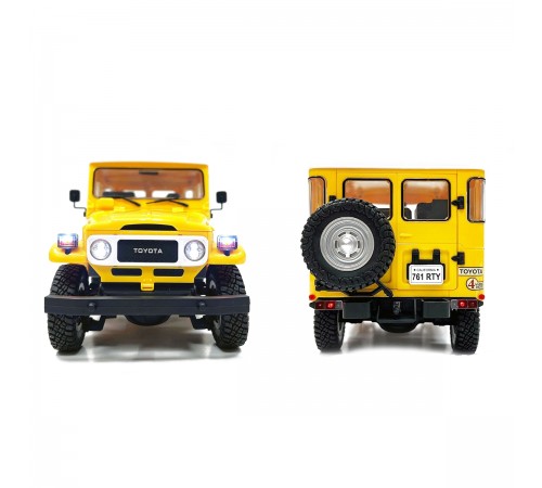 Радиоуправляемый внедрожник TOYOTA FJ40 PRO (свет, выхлоп, Li-Po 5C) - HG4-50-PRO-YELLOW Радиоуправляемый внедрожник TOYOTA FJ40 PRO (свет, выхлоп, Li-Po 5C) - HG4-50-PRO-YELLOW