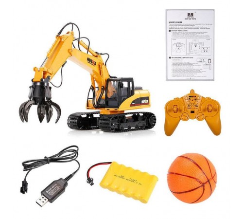 Радиоуправляемый кран-манипулятор HUI NA TOYS масштаб 1:14 2.4G - HN1571