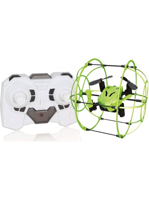 Радиоуправляемый квадрокоптер с защитной сеткой Green SkyWalker - HM1336-GREEN