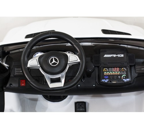 Детский электромобиль Mercedes Benz GLS63 LUXURY 4x4 12V 2.4G - White - HL228-LUX-W