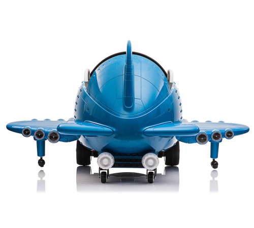 Детский электромобиль - самолет 12V - JJ20201-BLUE