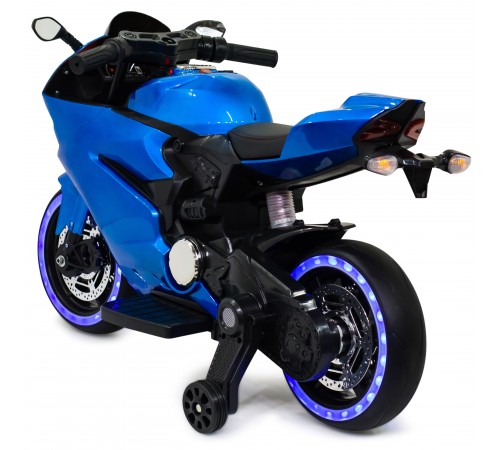 Детский электромотоцикл Ducati Blue (12V, EVA, ручка газа) - FT-1628-SP-BLUE Детский электромотоцикл Ducati Blue (12V, EVA, ручка газа) - FT-1628-SP-BLUE