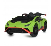 Электромобиль для дрифта LAMBORGHINI HURACAN STO 24V - SMT-555-GREEN