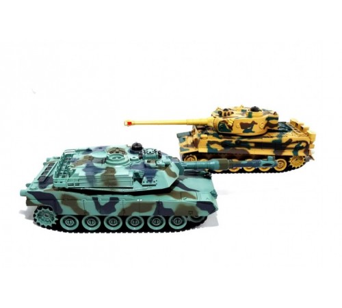 Радиоуправляемый танковый бой (Abrams M1A2PK США + GERMAN TIGER Германия) 2.4GHz - ZG-99823 Радиоуправляемый танковый бой (Abrams M1A2PK США + GERMAN TIGER Германия) 2.4GHz - ZG-99823