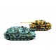 Радиоуправляемый танковый бой (Abrams M1A2PK США + GERMAN TIGER Германия) 2.4GHz - ZG-99823